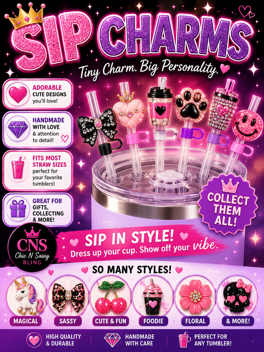 3D Sip Charms (Stanley Size)